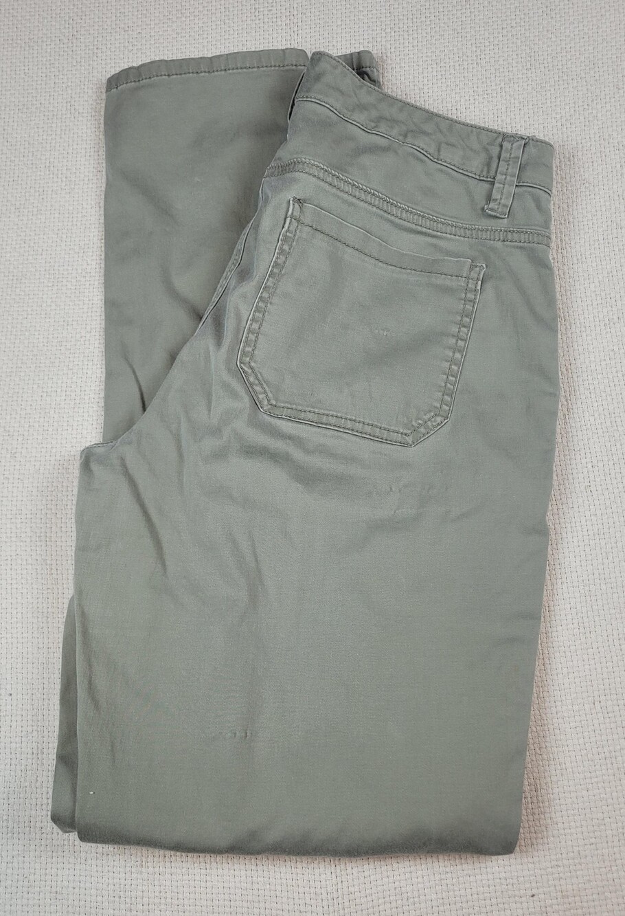 Vintage America Blues Pants Womens 8 Lt Green Emma Aviator Stretch Cargo Casual